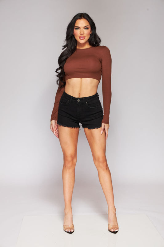 Legend Jeans Black Shorts