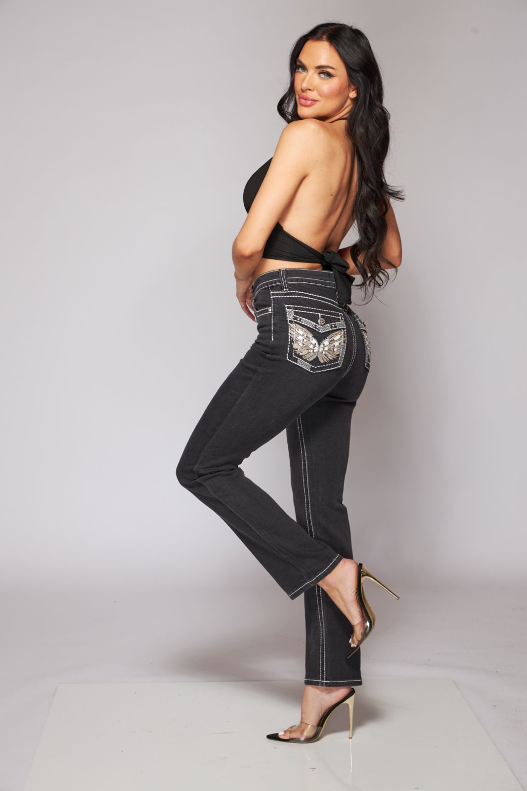 Legend Jeans Bootcut Rhinestone